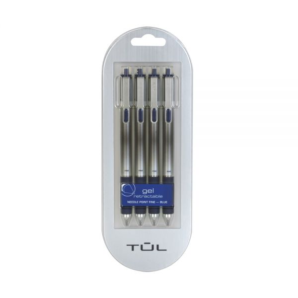 TUL GL Series Retractable Gel Pens, Needle Point