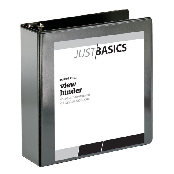 Just Basics Basic View 3-Ring Binder